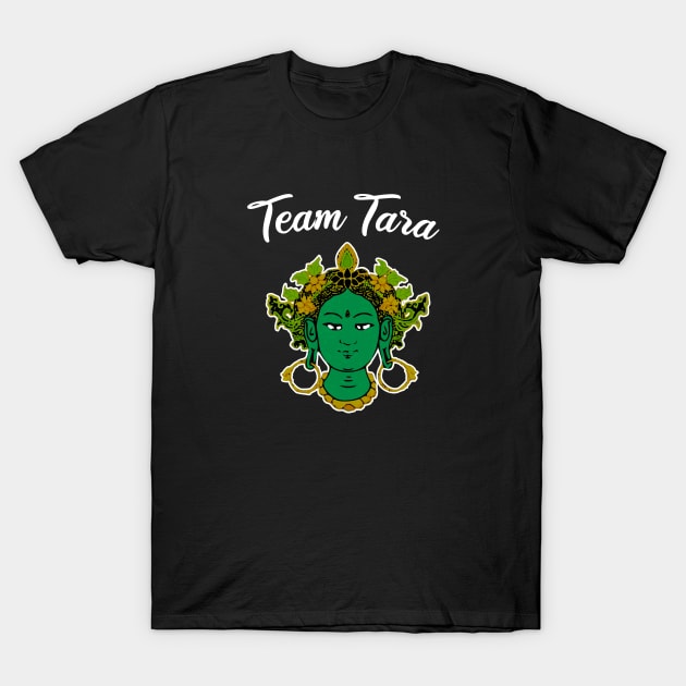 Green Tara Jetsun Dolma Tibetan Indian Buddhism Dharma T-Shirt by Mindseye222